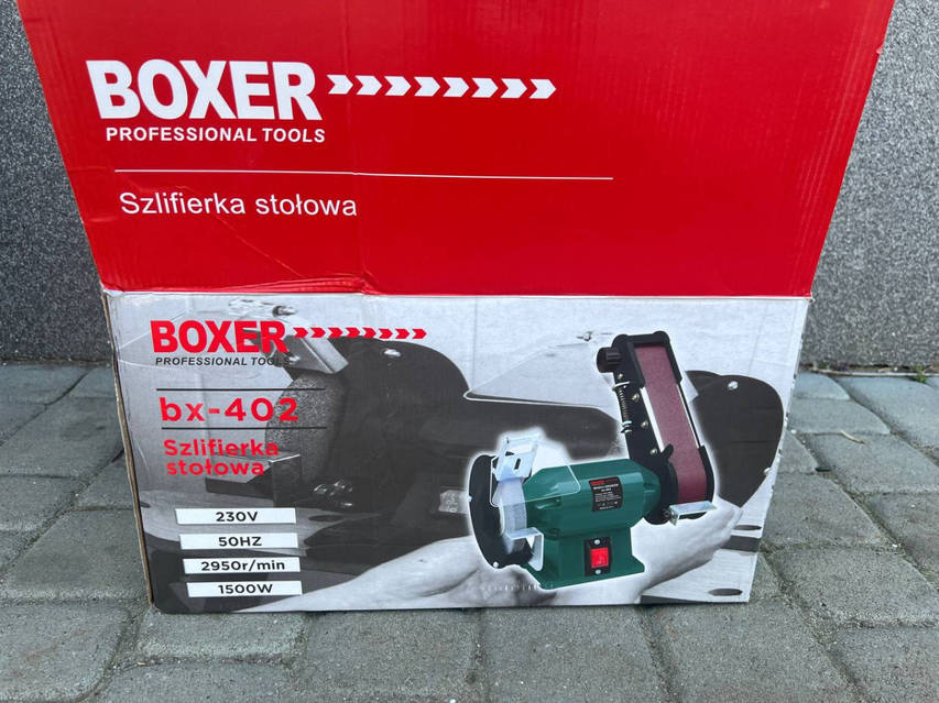 Шлифовальный станок 1500 Вт дисково-ленточный Boxer bx-402 ➧ Baushop