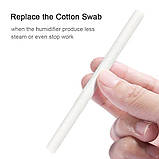 Тонкий бавовняний стрижень - фільтр для зволожувача повітря, дифузора 6 шт 105 мм x 6 мм, фото 3