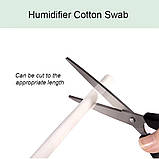 Тонкий бавовняний стрижень - фільтр для зволожувача повітря, дифузора 6 шт 105 мм x 6 мм, фото 5