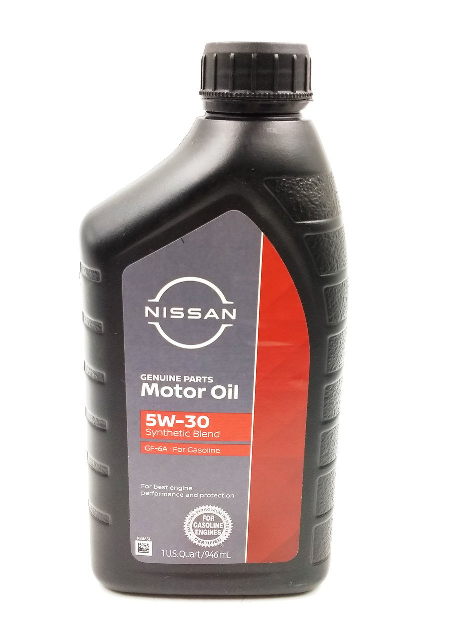 Оригінальне напівсинтетичне моторне мастило Ніссан 5W-30 0,946л, 999PK-005W30N