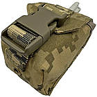 Тактичний подвійний пояс Molle Cordura 500D PU з IRR просоченням + 4 підсумка Піксель, фото 10