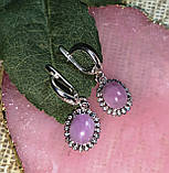 Елегантні сережки з кунцитом від студії LadyStyle.Biz, фото 3