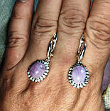 Елегантні сережки з кунцитом від студії LadyStyle.Biz, фото 4