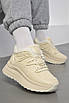 Кросівки жіночі на хутрі світло-бежевого кольору р.37 183582T Безкоштовна доставка, фото 2