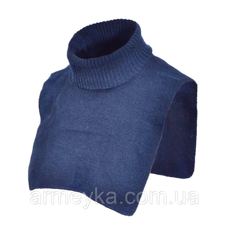 Шарф армійський knitted dickie (манишка) синій вовна/акрил Оригінал Голландія