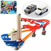 Трек LR002 машинки 2 шт., метал, 5,5 см, ліфт, на бат-ку, у кор-ку, 61-38,5-6 см