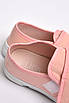 Мокасини дитячі світло-рожевого кольору на липучці 183104T Безкоштовна доставка, фото 4