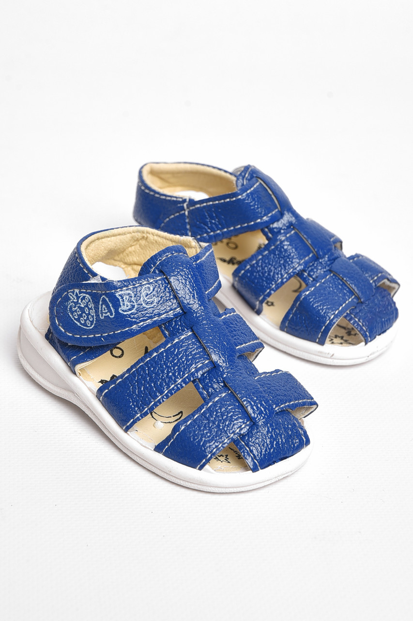 Сандалі дитячі для хлопчика темно-синього кольору 183492T Безкоштовна доставка, фото 1