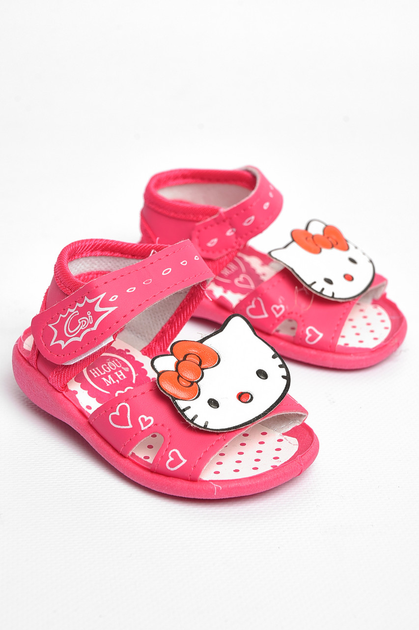 Босоніжки дитячі для дівчинки рожевого кольору 183543P, фото 1