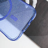 Чохол TPU Radiance with MagSafe для Apple iPhone 15 Pro (6.1") Blue, фото 6