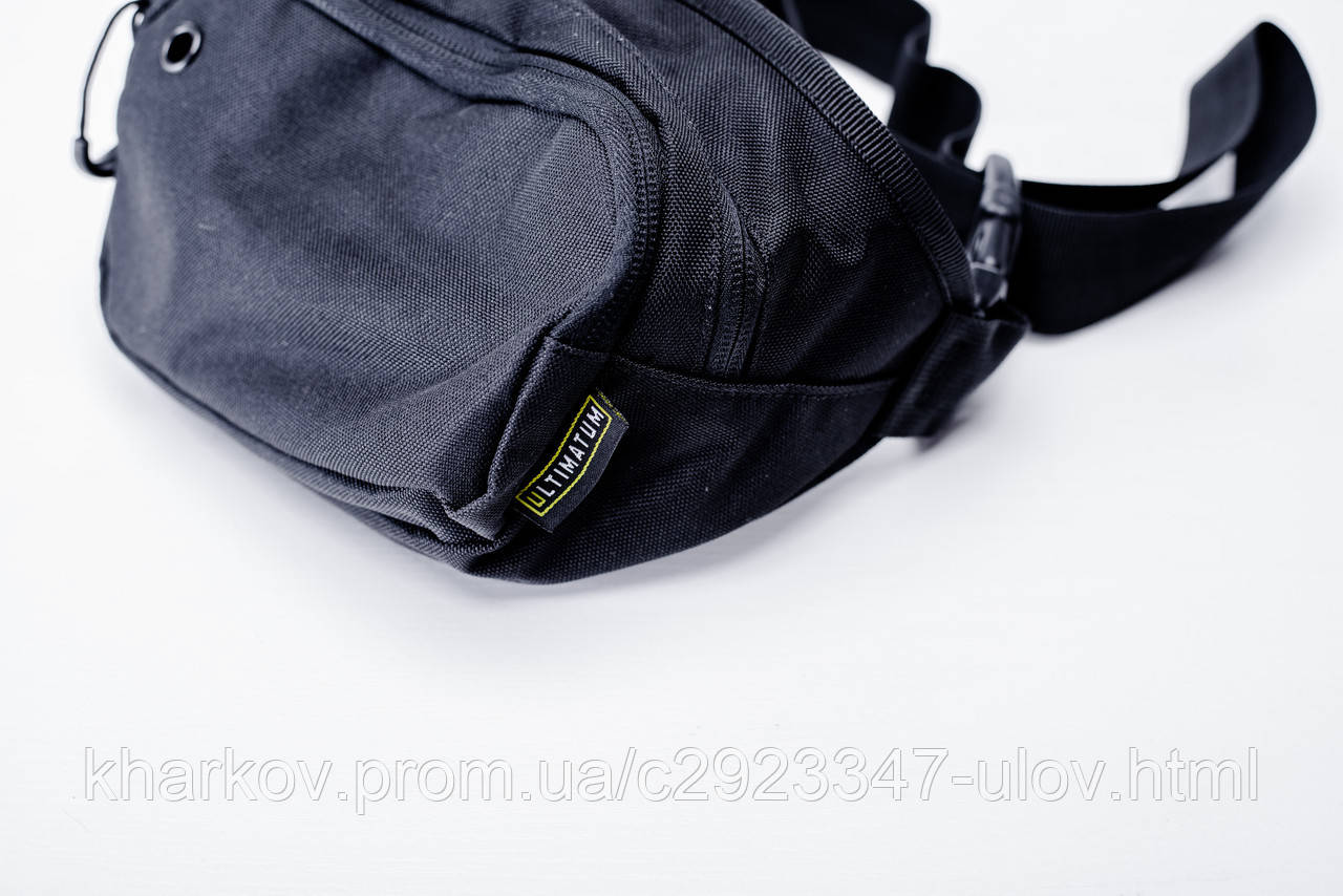 Сумка на пояс Ultimatum Чорна RT-1165