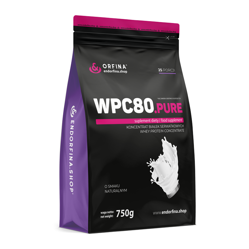 Протеїн Orfina Whey Protein Concentrate WPC80 750 грам Без смаку, фото 1