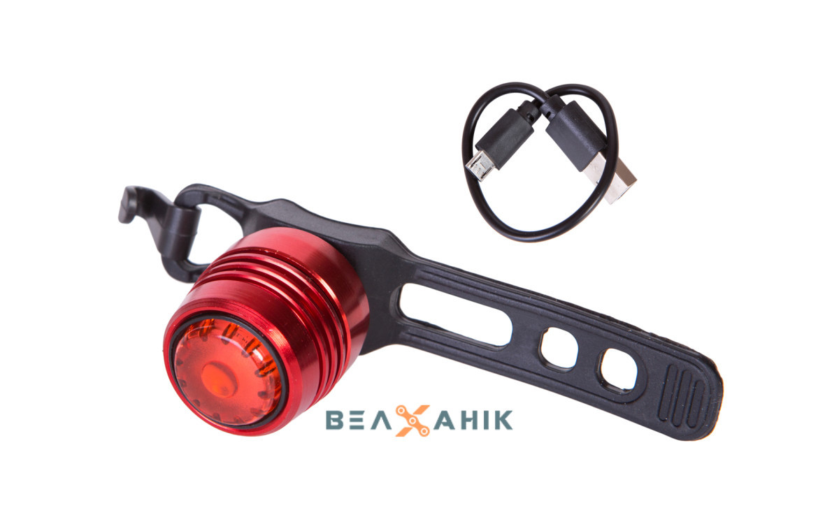 Мигалка BC-TL5398 червоне світло USB Al червоний корпус, фото 1
