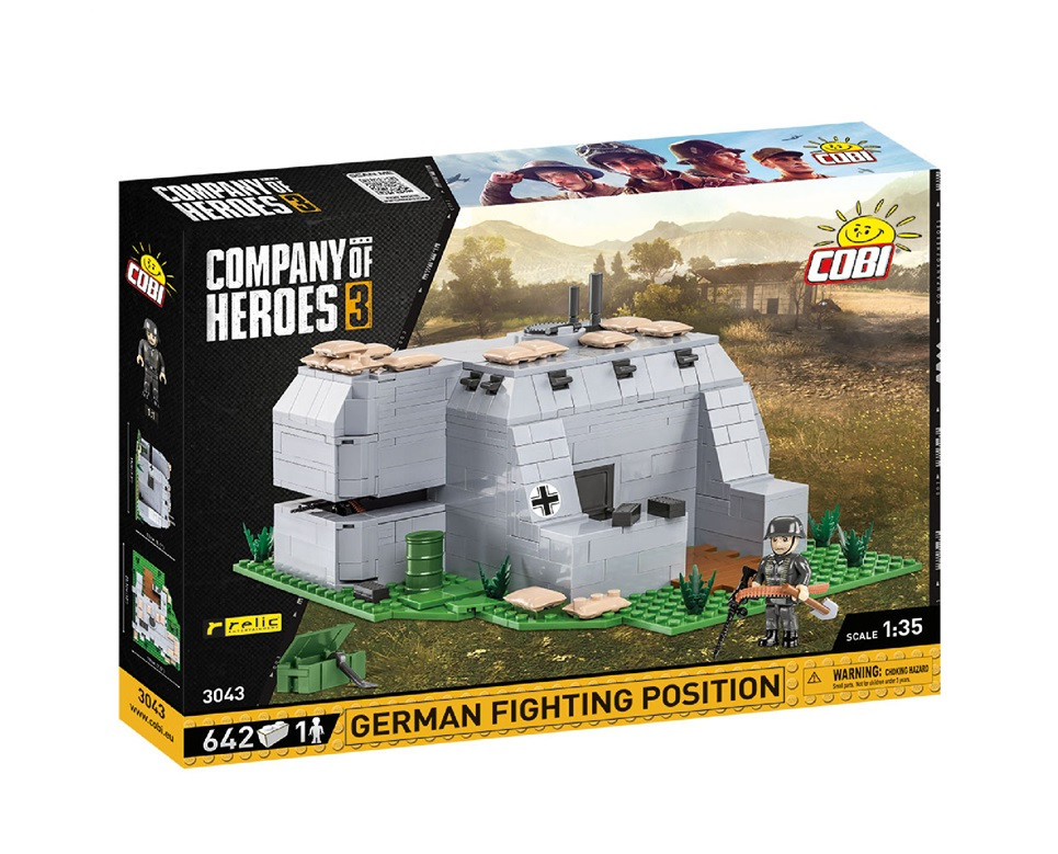 Конструктор COBI Company of Heroes 3 Німецький дот, 642 деталей (COBI-3043)