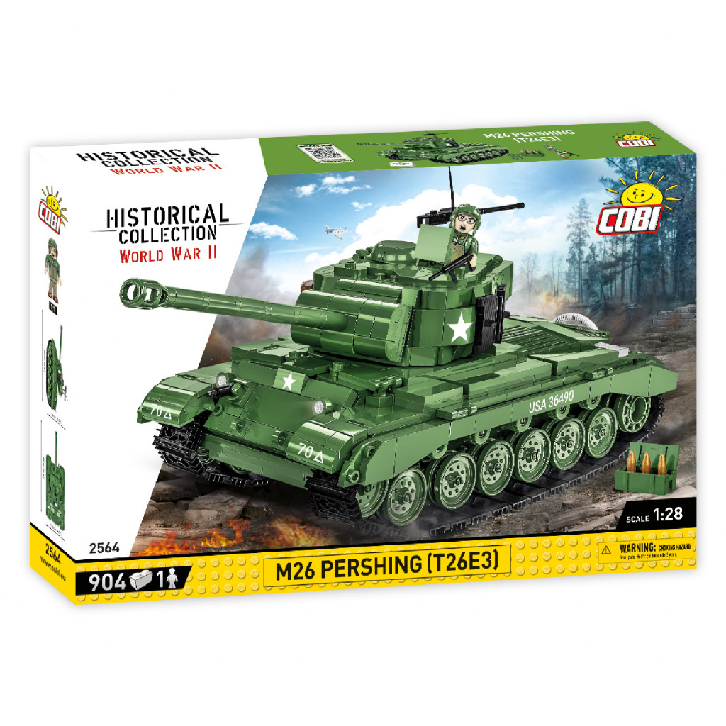 Конструктор Cobi Танк M26 ПершІнг 1:28, 904 деталі (Cobi-2564), фото 1