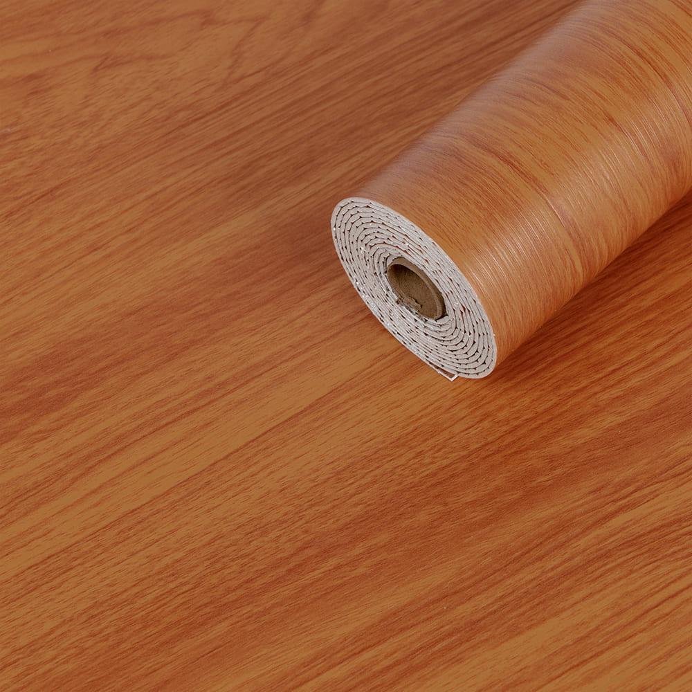 ПВХ плитка в рулоні по дереву Груша Рулон 0,6*3m*2мм матова Коричневий Під дерево декор вініловий