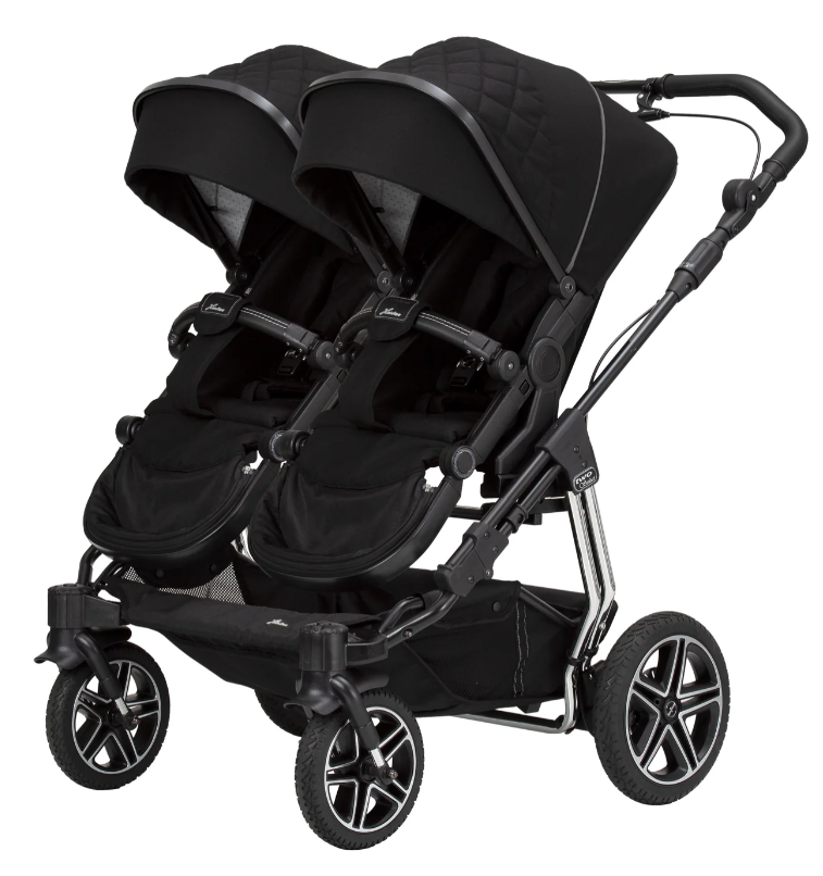 Коляска прогулянкова для двійнят Hartan Two Select Black Edition