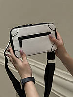 Сумка біла крос-боді 60205 через плече