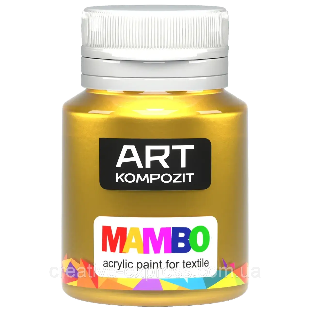 Фарба по тканині MAMBO "ART Kompozit", 20 мл [металік]