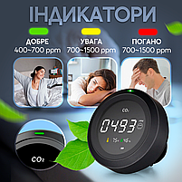 Термогігрометр з датчиком вимірювання CO2 PTH-5 (PTH5-12), фото 5