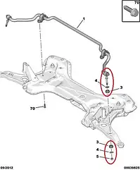 Стійка стабілізатора на Fiat Ducato 250, Peugeot Boxer, Citroen Jumper 3 (2006-2014), 1357572080, 5081L1