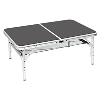 Туристичний Стіл Розкладний Bo-Camp Case Model 90x60 cm Grey (1404393) Кемпінговий Складаний Столик для риболовлі, фото 3