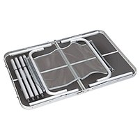 Туристичний Стіл Розкладний Bo-Camp Case Model 90x60 cm Grey (1404393) Кемпінговий Складаний Столик для риболовлі, фото 4