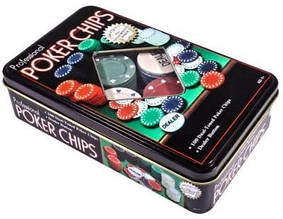 Набор для покера в оловянном  кейсе Duke TC04100