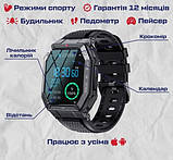 Розумний наручний годинник Smart Everest (Black), фото 11