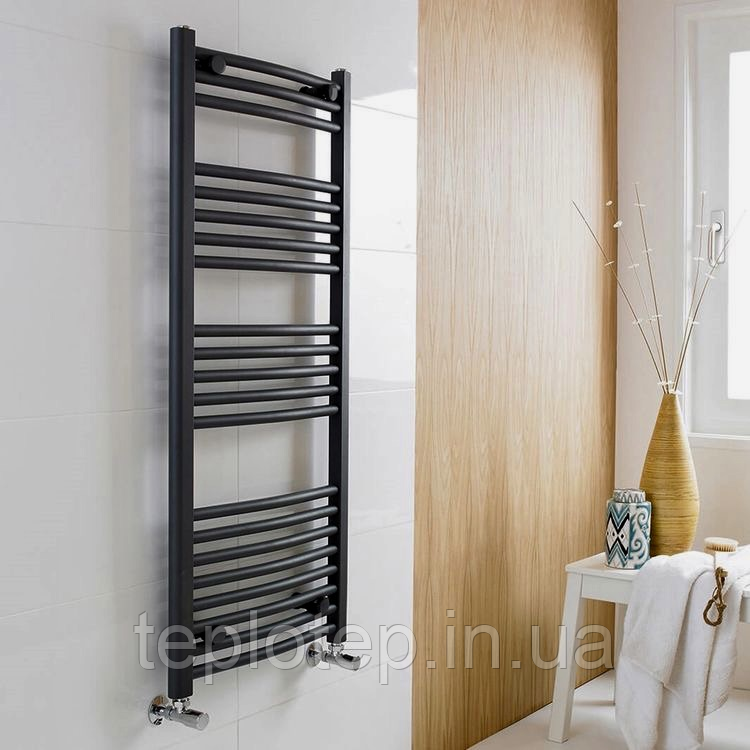 Рушникосушка чорна Kamilla 800/500