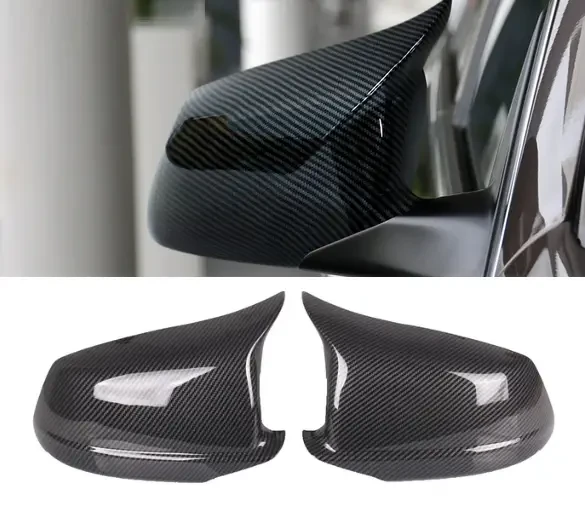 Накладки на дзеркала M Performance BMW БМВ 5 series F10 F11 F18 13-16 Карбон накладки під повторювач бмв ф10, фото 1