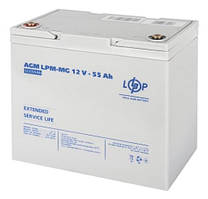 Аккумулятор мультигелевий AGM LPM-MG 12V - 55 Ah