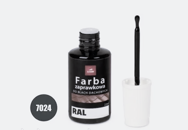 Фарба по металу 22 ml RAL7024 сіра, фото 1