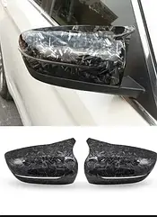 Накладки дзеркал карбон рiзаний BMW 3 4 5 7 серії G20 G21 G28 G22 G11 G12 M4 G30 G38 12- рваний карбон