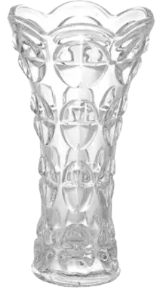 Скляна ваза під кришталь "Коїн Флавер" 195 мм Helios DSHP128-1A/L1, фото 1