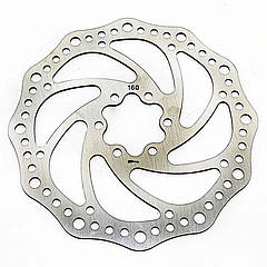 Диск гальмівний для велосипедів самокатів під супорт 160mm 6 кріплень