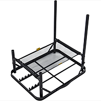 Туристичний Стіл Розкладний Bo-Camp Northgate 60x45 cm Black/Grey (1404182) Кемпінговий Складаний Столик для риболовлі, фото 4
