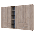 Комплект Doros Гелар 42005048 з етажеркою Дуб сонома 309,4х49,5х203,4см (1932758327)