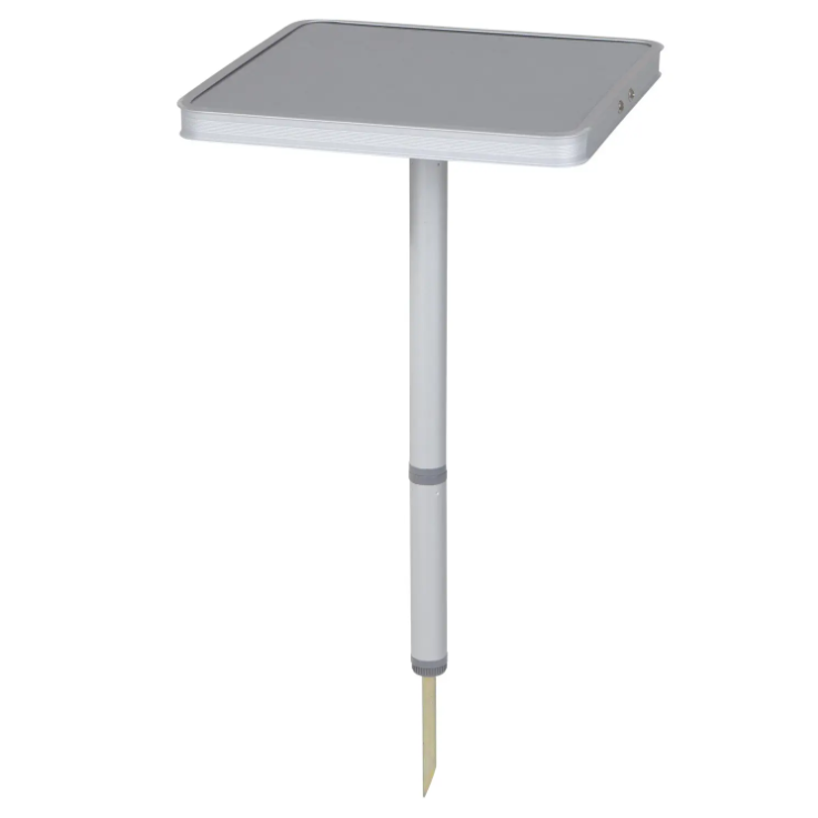 Туристичний Стіл Розкладний Bo-Camp Peg Table 26x26 cm Grey (1402722) Кемпінговий Складаний Столик для риболовлі, фото 1