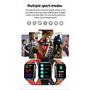 Розумний наручний спортивний годинник Smart F100 (Black), фото 6