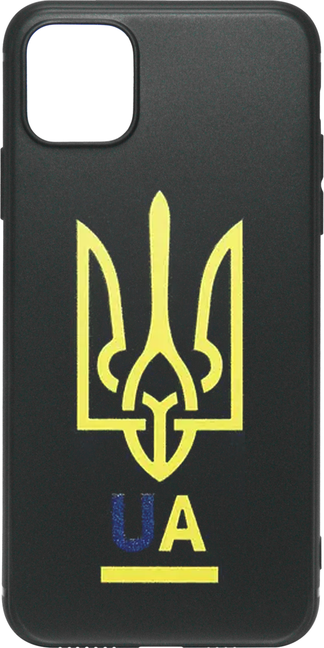 Силікон iPhone 11 Pro Max black Ukraine Case