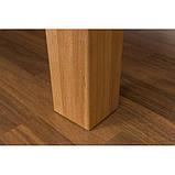 Односпальне дерев'яне ліжко букове для дітей і підлітків на ніжках без ящиків, фото 2