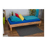 Односпальне дерев'яне ліжко букове для дітей і підлітків на ніжках без ящиків, фото 4