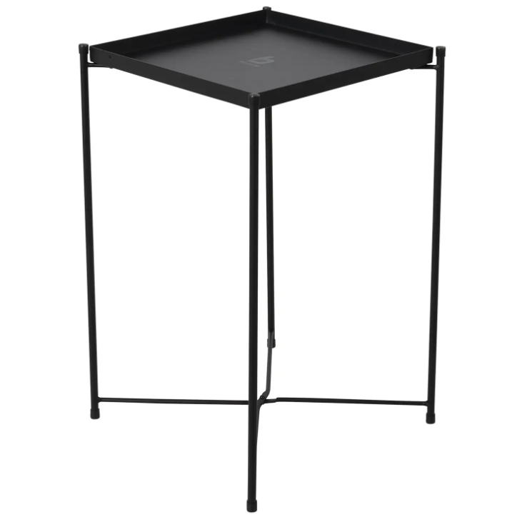 Туристичний Стіл Розкладний Bo-Camp Bedford 30x30 cm Black (1404324) Кемпінговий Складаний Столик для риболовлі