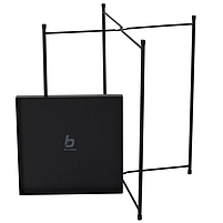 Туристичний Стіл Розкладний Bo-Camp Bedford 30x30 cm Black (1404324) Кемпінговий Складаний Столик для риболовлі, фото 4