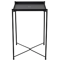 Туристичний Стіл Розкладний Bo-Camp Bedford 30x30 cm Black (1404324) Кемпінговий Складаний Столик для риболовлі, фото 3