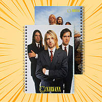 Зошит А5 на пружині 48 арк. клітинка Nirvana