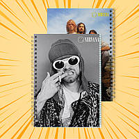 Зошит А5 на пружині 48 арк. клітинка Nirvana 002