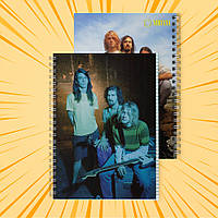 Зошит А5 на пружині 48 арк. клітинка Nirvana 016