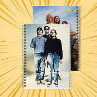 Зошит А5 на пружині 48 арк. клітинка Nirvana 018